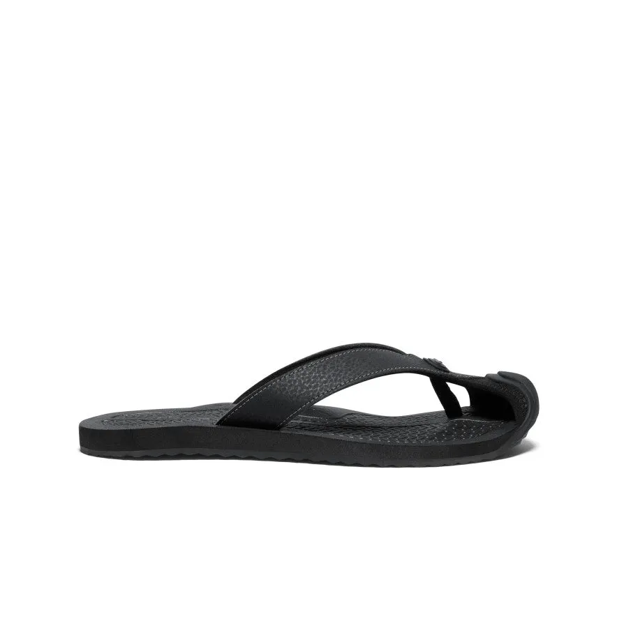 Women's Barbados Flip-Flop  |  Black/Steel Grey,Soft Comfortable Sandals