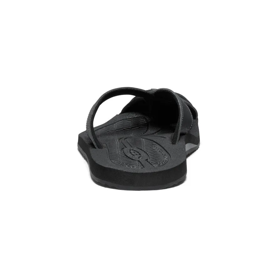 Women's Barbados Flip-Flop  |  Black/Steel Grey,Soft Comfortable Sandals