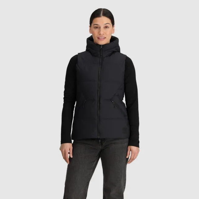 Women's Coze Hooded Down Vest,Women Outwear