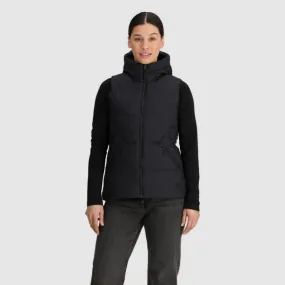 Women's Coze Hooded Down Vest,Women Outwear
