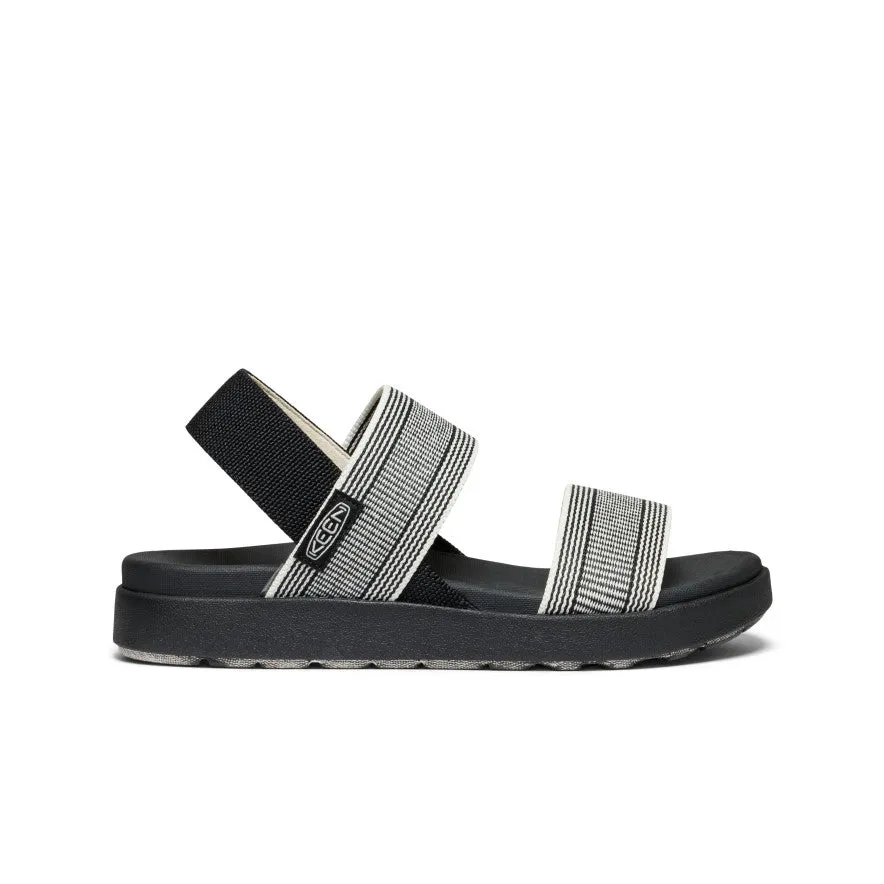 Women's Elle Backstrap Sandal  |  Black/Star White,Soft Comfortable Sandals