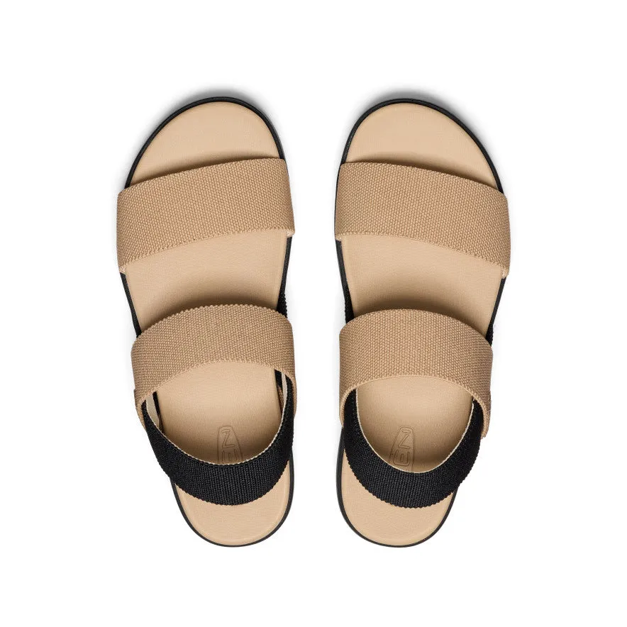 Women's Elle Backstrap Sandal  |  Cornstalk/Black,Soft Comfortable Sandals