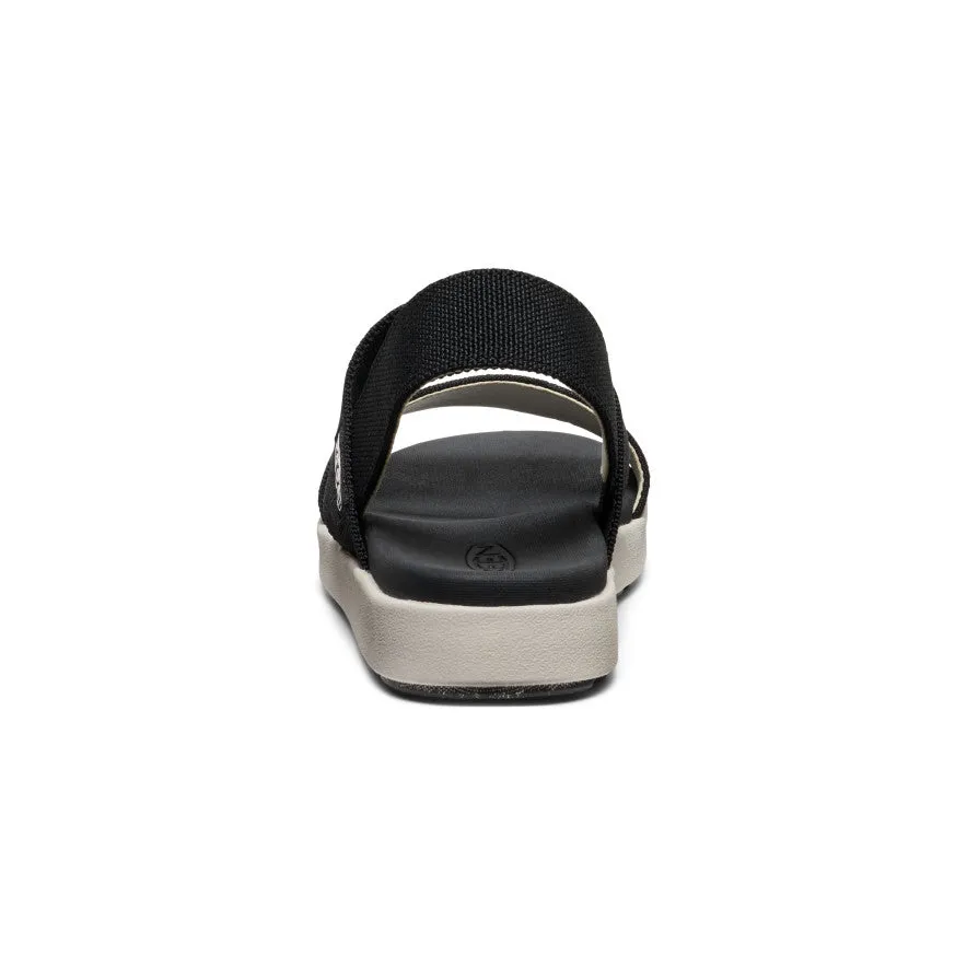 Women's Elle Backstrap Sandal Wide  |  Black,Soft Comfortable Sandals