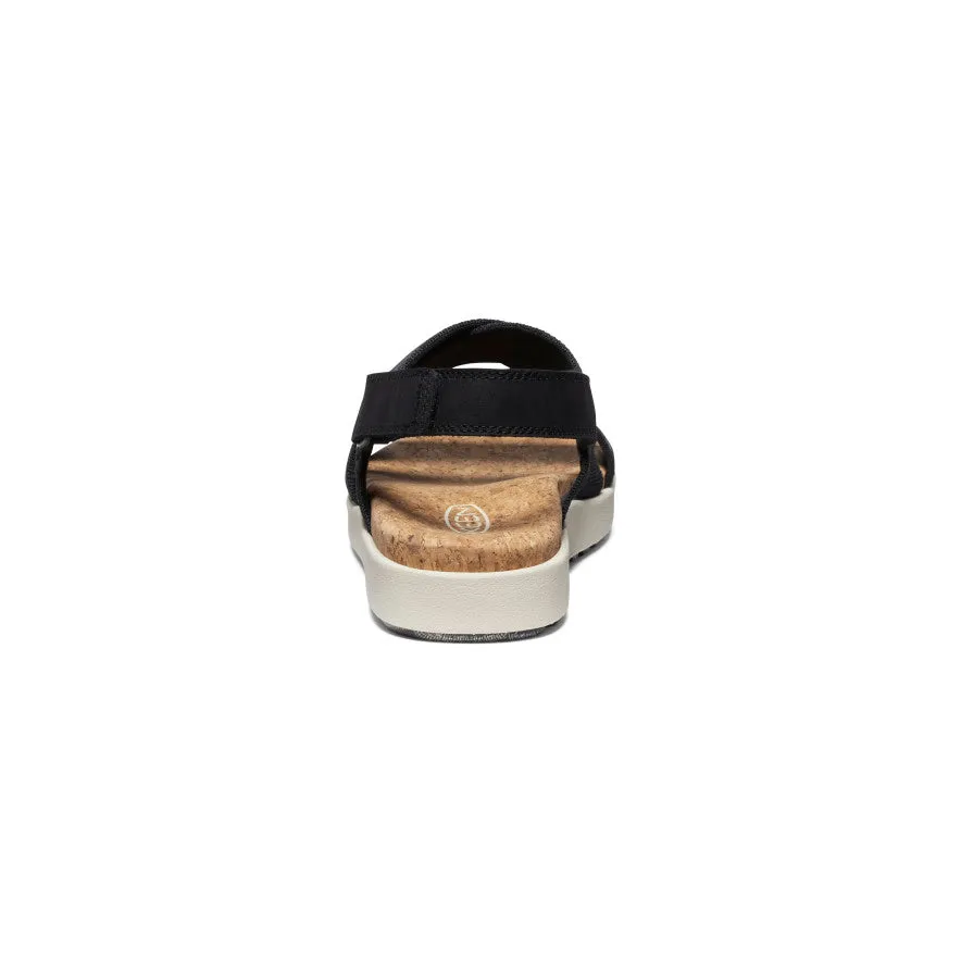 Women's Elle Criss Cross Sandal  |  Black/Birch,Soft Comfortable Sandals