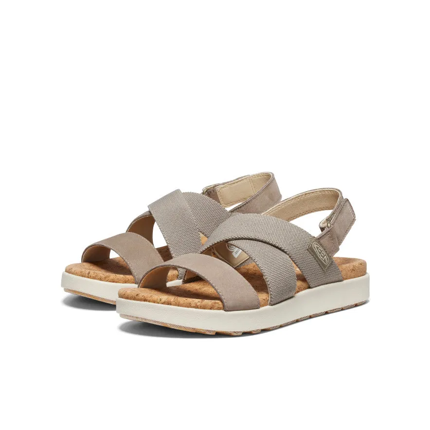 Women's Elle Criss Cross Sandal  |  Brindle/Birch,Soft Comfortable Sandals