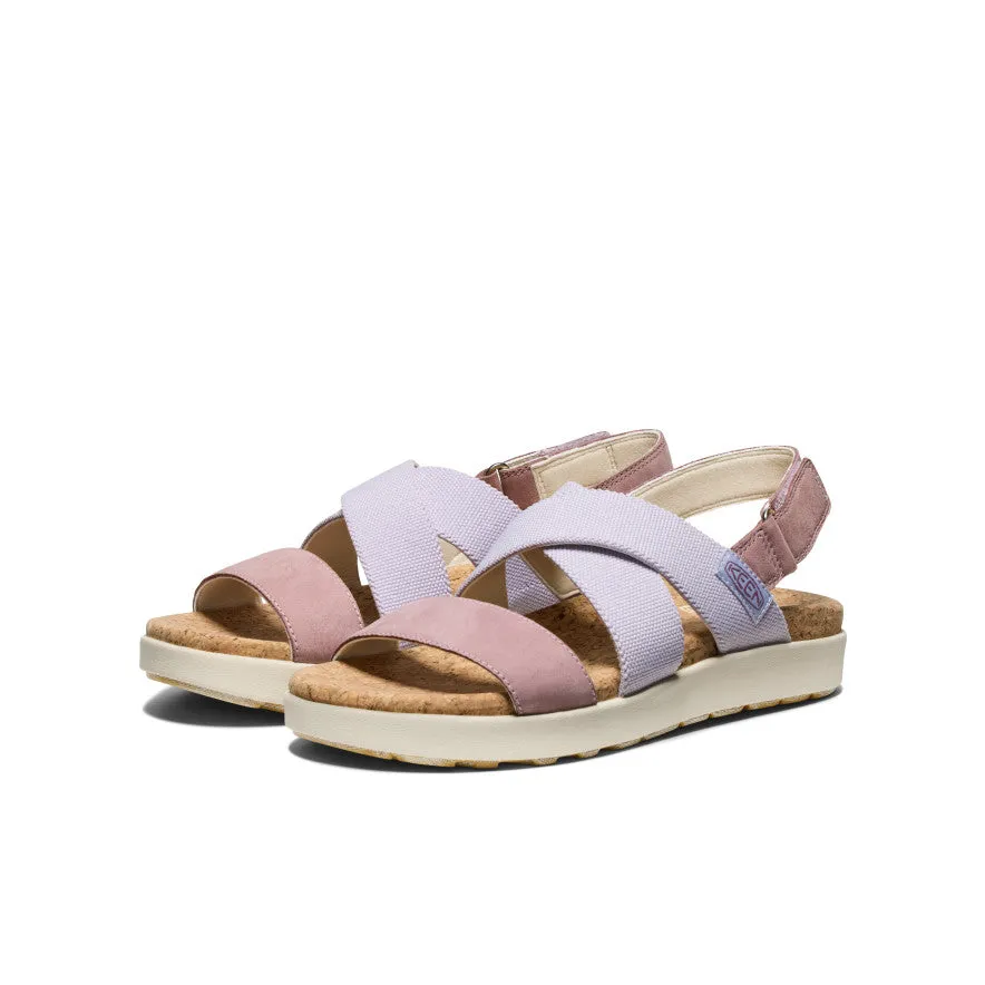 Women's Elle Criss Cross Sandal  |  Thistle/Toadstool,Soft Comfortable Sandals