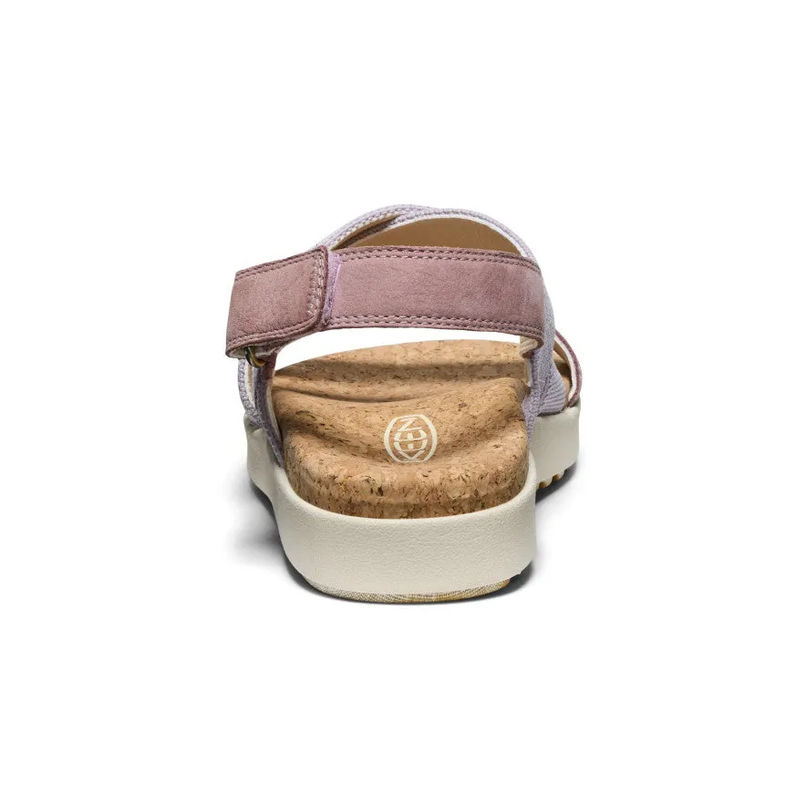 Women's Elle Criss Cross Sandal  |  Thistle/Toadstool,Soft Comfortable Sandals