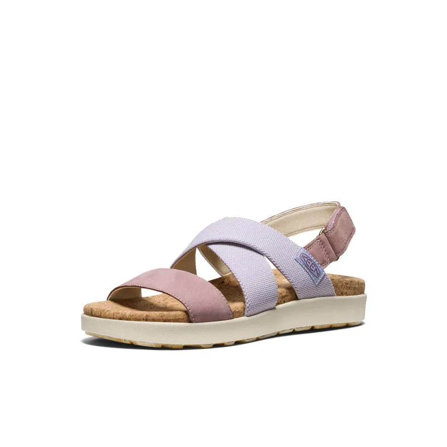 Women's Elle Criss Cross Sandal  |  Thistle/Toadstool,Soft Comfortable Sandals