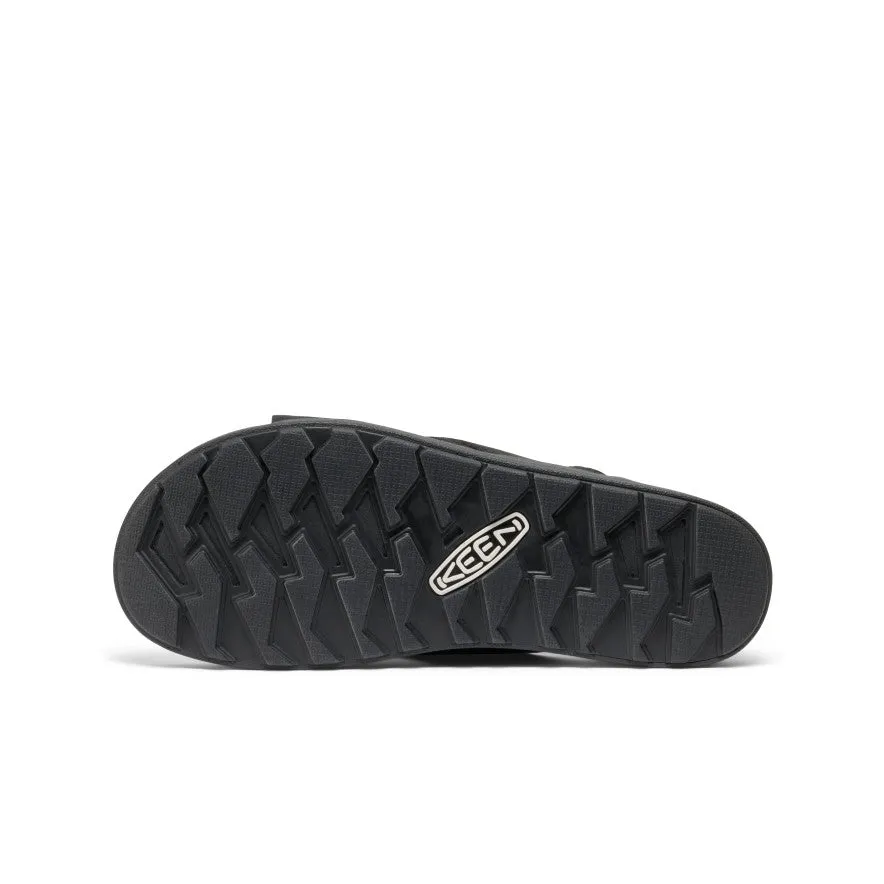 Women's Elle Luxe Cross Strap Sandal  |  Black/Black,Soft Comfortable Sandals