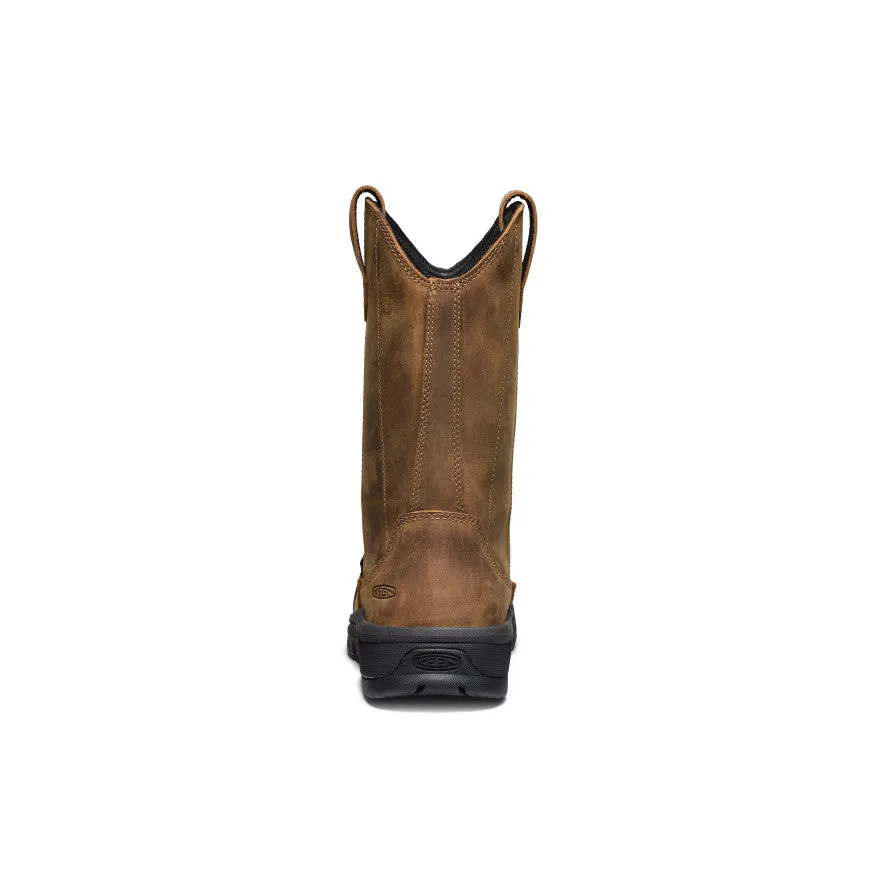 Women's Evanston Pull-On Waterproof Boot (Carbon Toe)  |  Bison/Black,Comfort