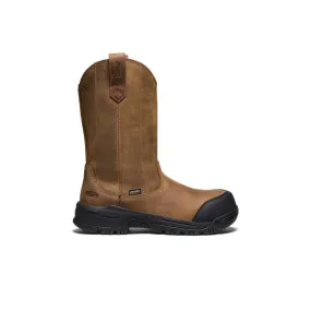 Women's Evanston Pull-On Waterproof Boot (Carbon Toe)  |  Bison/Black,Comfort