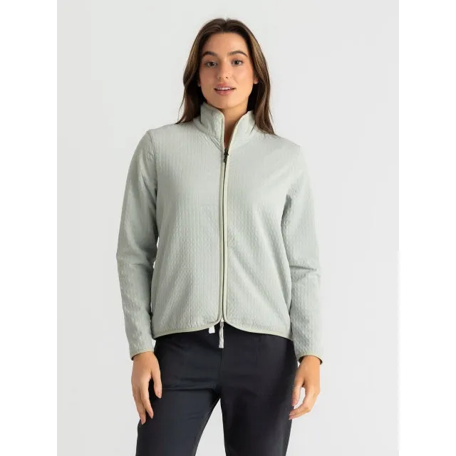 Women's Gridback Fleece Jacket,Women Outwear