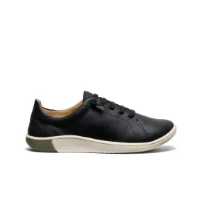 Women's KNX Leather Sneaker  |  Black/Star White,Comfort