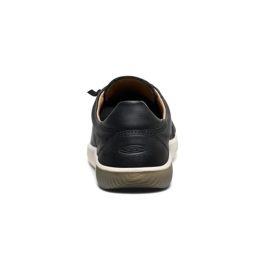 Women's KNX Leather Sneaker  |  Black/Star White,Comfort