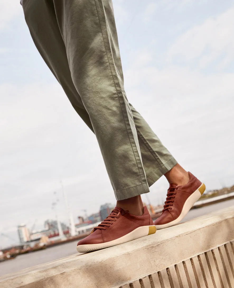 Women's KNX Leather Sneaker  |  Tortoise Shell/Plaza Taupe,Comfort