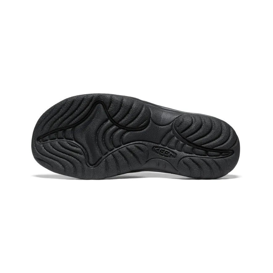 Women's Kona Leather Flip-Flop  |  Black/Vapor,Comfort