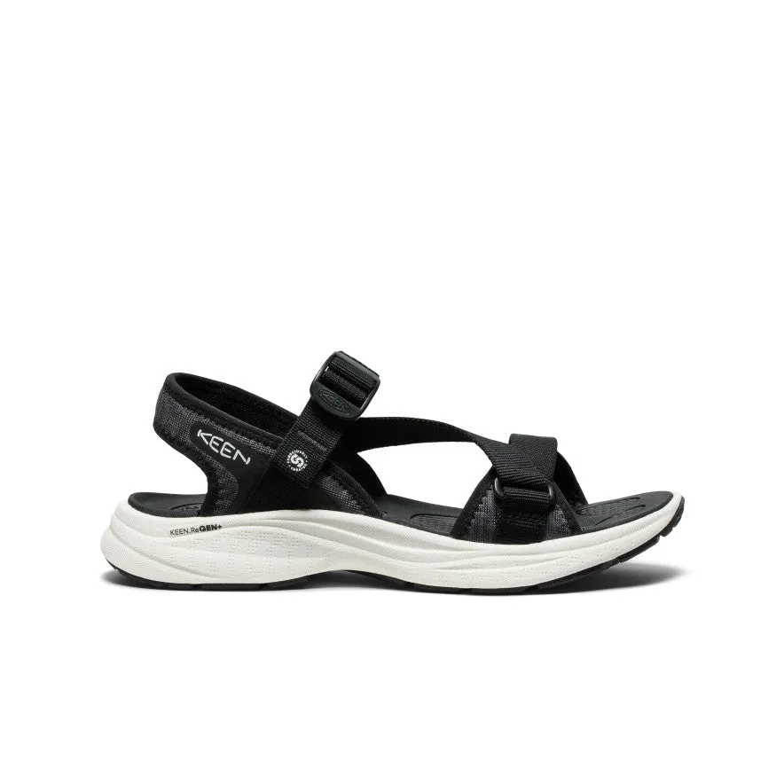 Women's Leiki Open-Toe Sandal  |  Black/Star White,Soft Comfortable Sandals