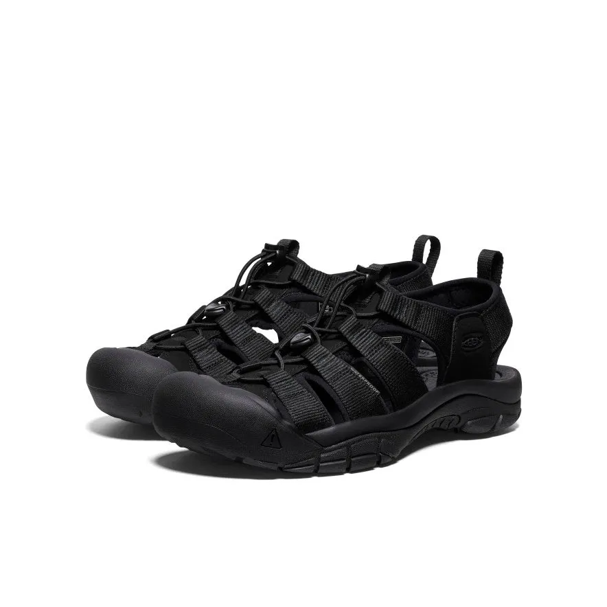 Women's Newport H2  |  Triple Black,Soft Comfortable Sandals