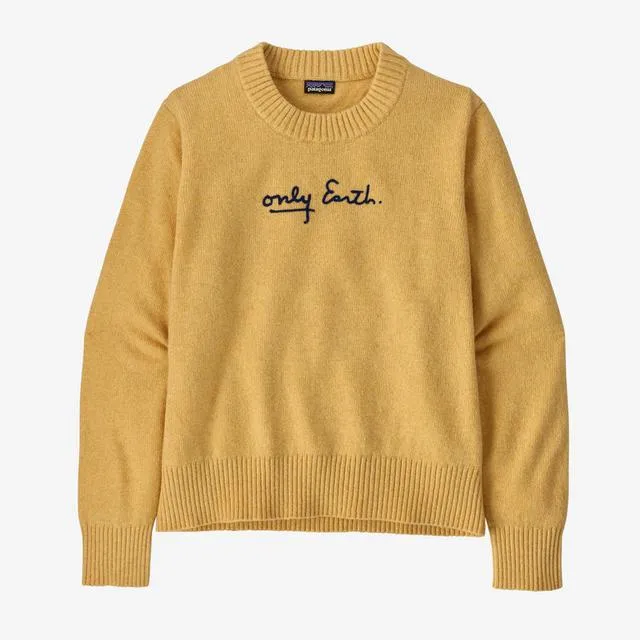 Women's Recycled Wool-Blend Crewneck Sweater,Women Top