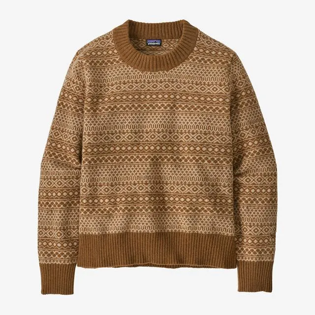 Women's Recycled Wool-Blend Crewneck Sweater,Women Top
