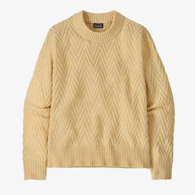 Women's Recycled Wool-Blend Crewneck Sweater,Women Top
