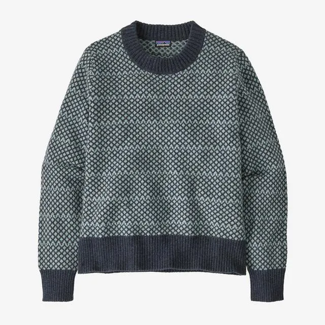 Women's Recycled Wool-Blend Crewneck Sweater,Women Top