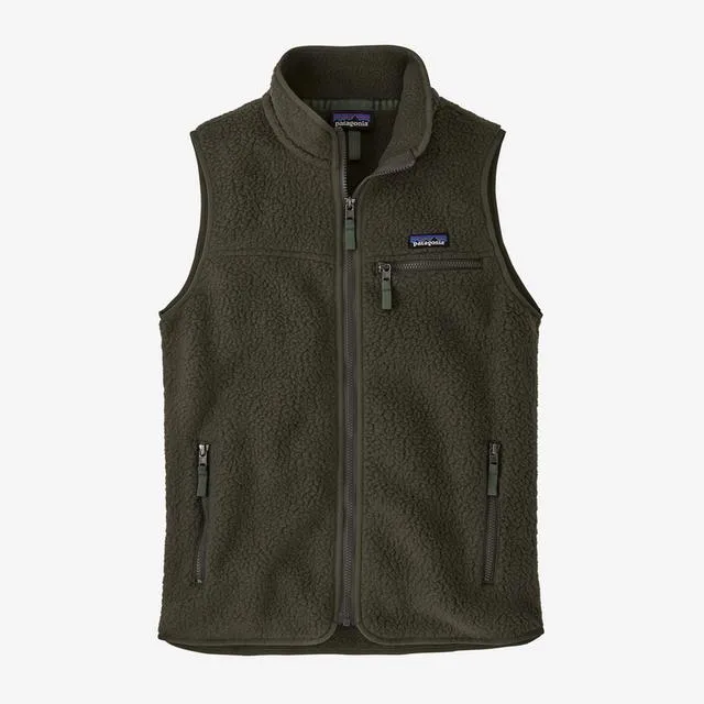 Women's Retro Pile Vest,Women Outwear