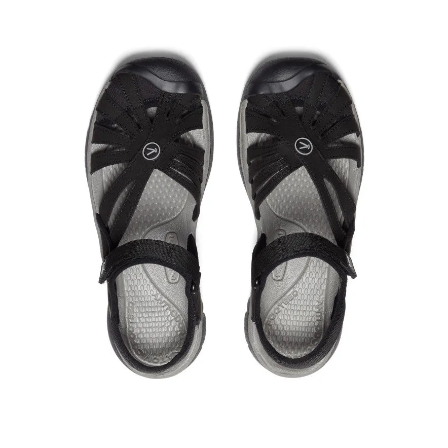 Women's Rose Sandal  |  Black/Neutral Gray,Soft Comfortable Sandals