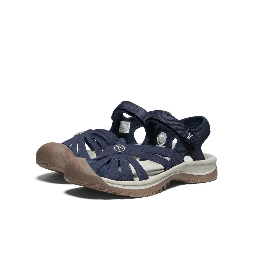 Women's Rose Sandal  |  Navy,Soft Comfortable Sandals