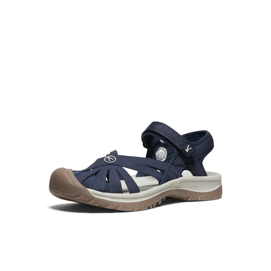 Women's Rose Sandal  |  Navy,Soft Comfortable Sandals