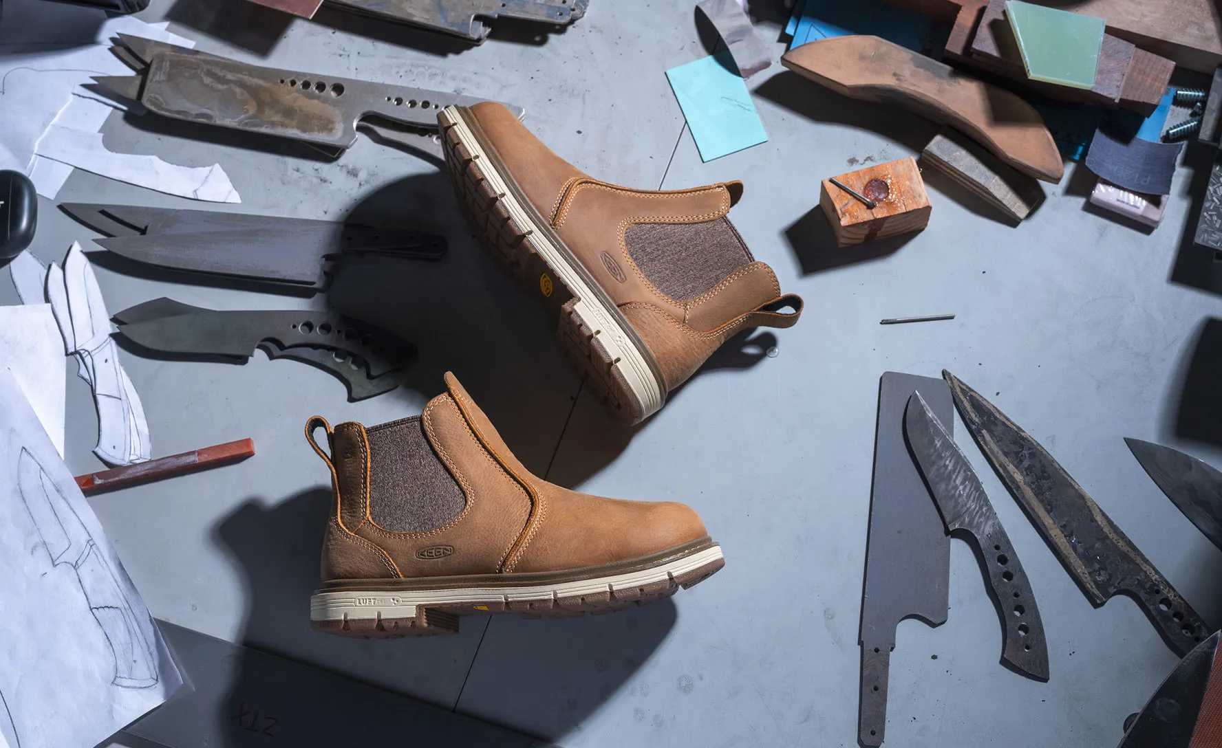 Women's San Jose Chelsea 90?? Heel Boot (Soft Toe)  |  Belgian/Gum,Comfort