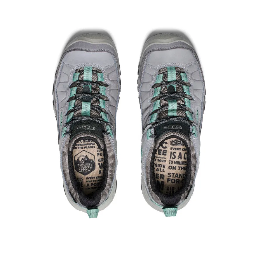 Women's Targhee IV Wide Waterproof Hiking Shoe  |  Alloy/Granite Green,Anti-Slip