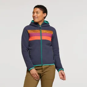 Women's Teca Fleece Hooded Half-Zip Jacket,Women Outwear