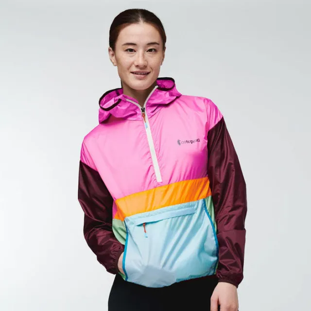 Women's Teca Half-Zip Windbreaker,Women Outwear