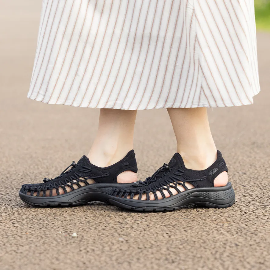 Women's UNEEK Astoria  |  Black/Black,Soft Comfortable Sandals