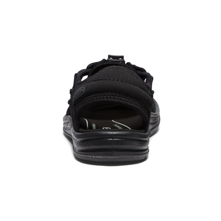Women's UNEEK II Open-Toe Sneaker  |  Black/Black,Soft Comfortable Sandals
