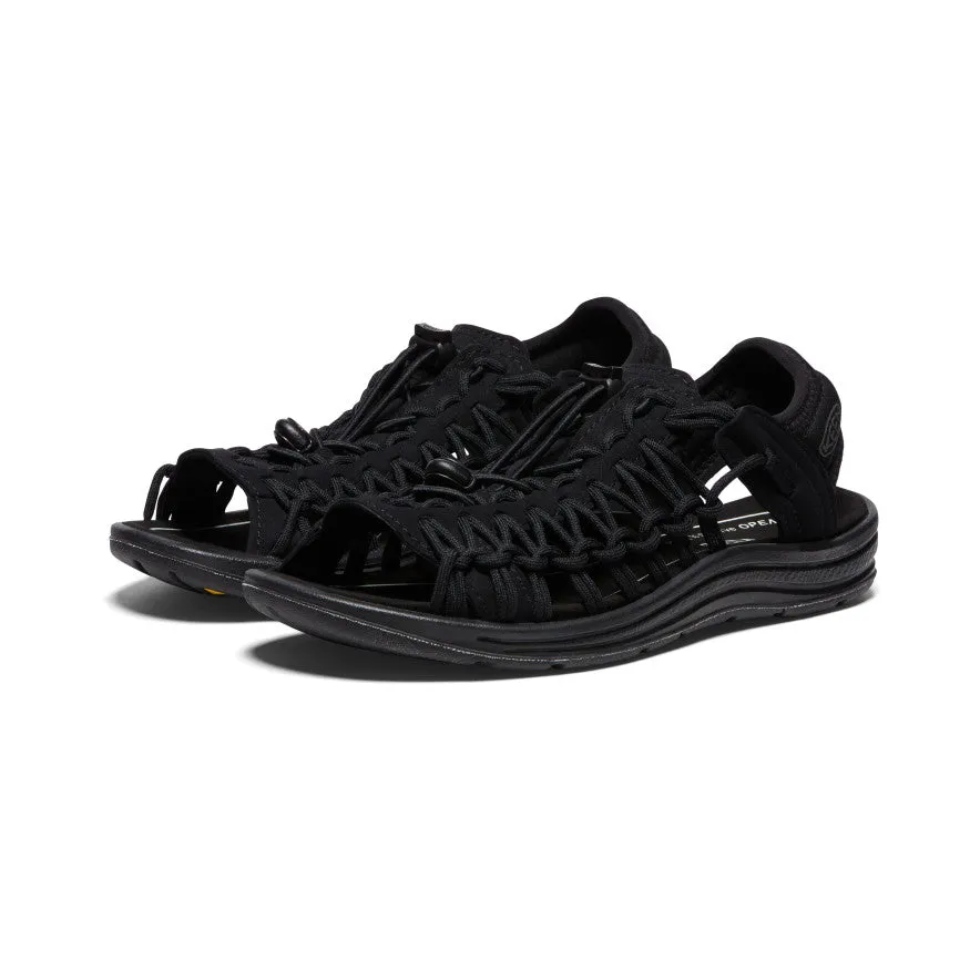 Women's UNEEK II Open-Toe Sneaker  |  Black/Black,Soft Comfortable Sandals