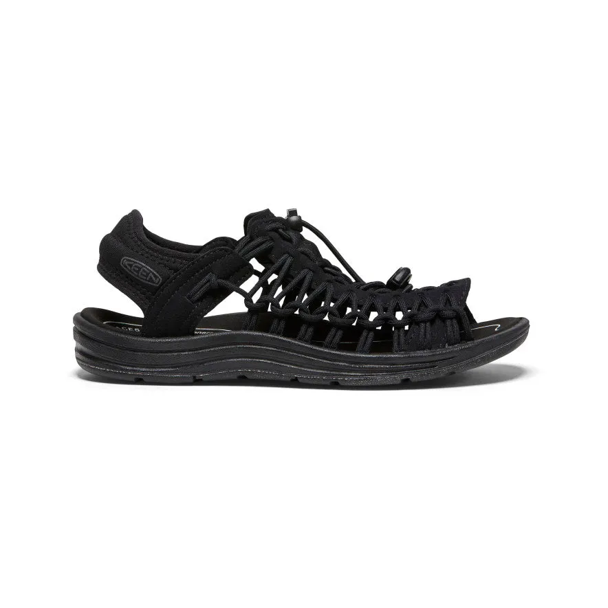 Women's UNEEK II Open-Toe Sneaker  |  Black/Black,Soft Comfortable Sandals