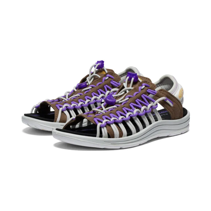 Women's UNEEK II Open Toe x emmi  |  Dark Earth/Tillandsia Purple,Soft Comfortable Sandals