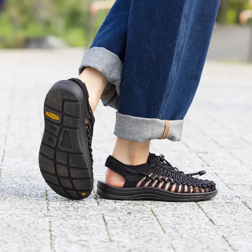 Women's UNEEK Sneaker  |  Black/Black,Soft Comfortable Sandals
