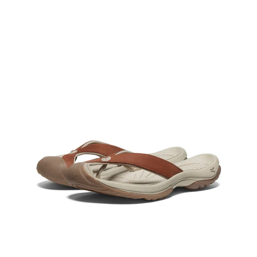 Women's Waimea Leather Flip-Flop  |  Sorrel Horse/Plaza Taupe,Comfort