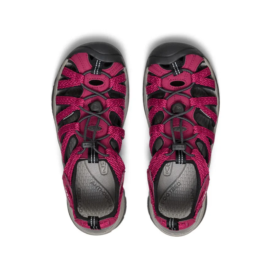 Women's Whisper  |  Beaujolais/Black,Soft Comfortable Sandals