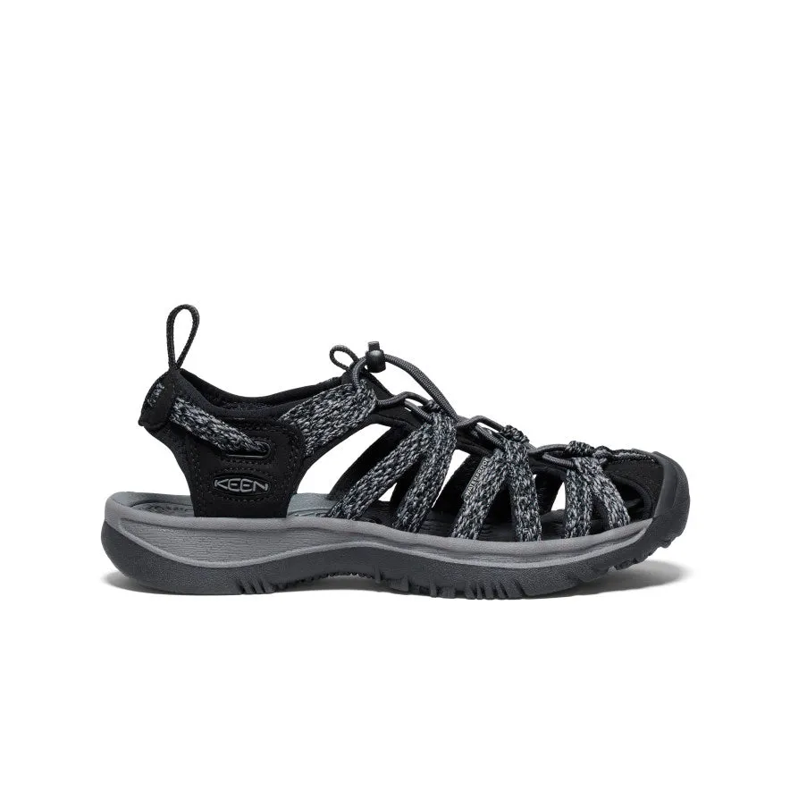 Women's Whisper  |  Black/Steel Grey,Soft Comfortable Sandals