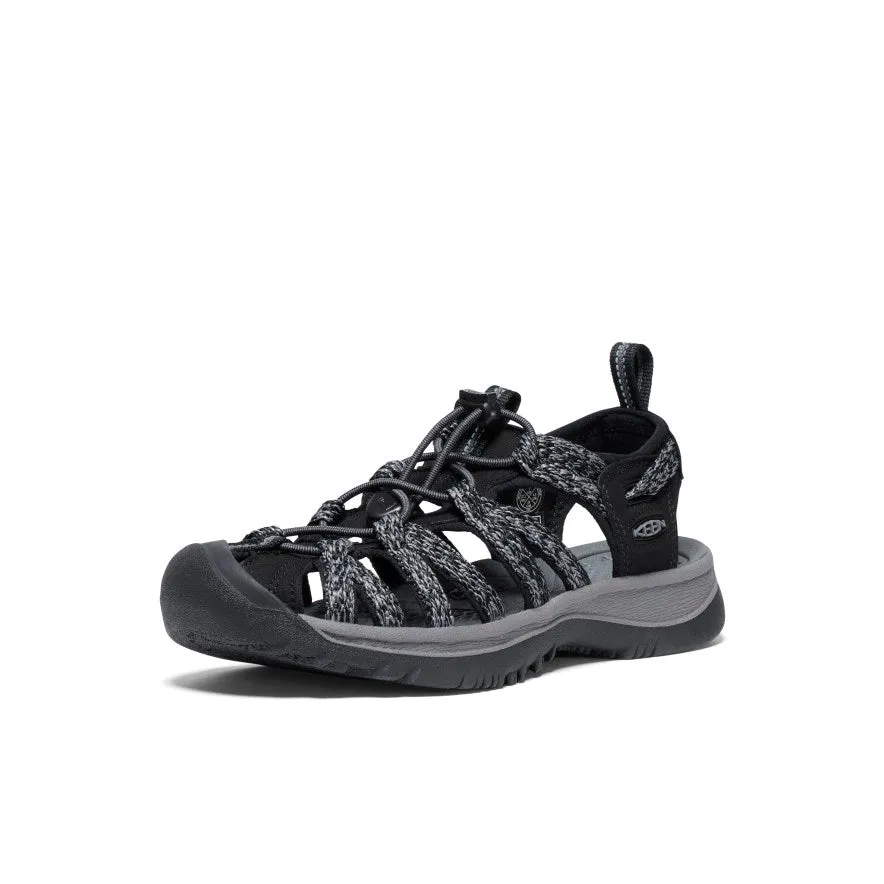 Women's Whisper  |  Black/Steel Grey,Soft Comfortable Sandals