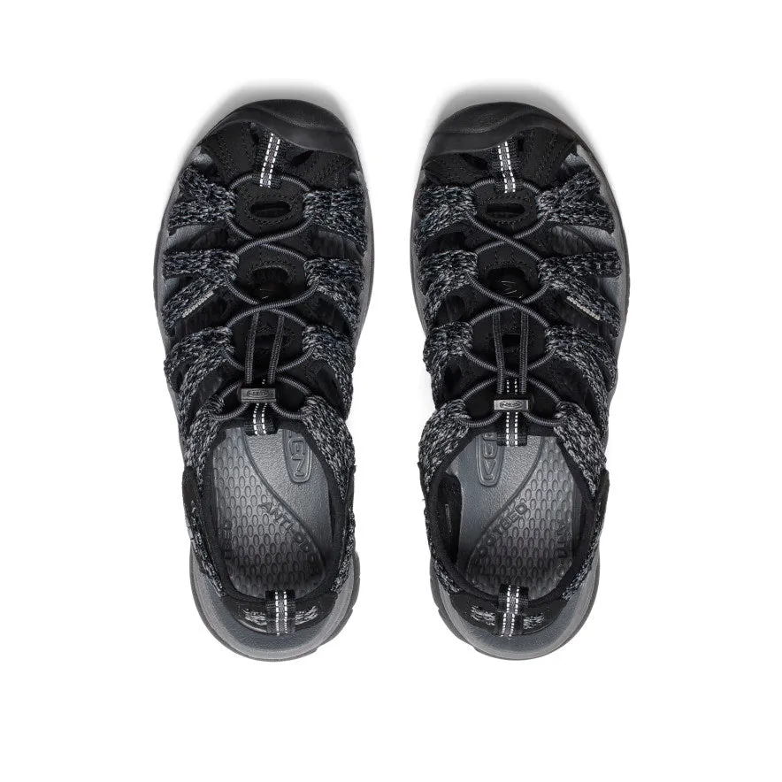 Women's Whisper  |  Black/Steel Grey,Soft Comfortable Sandals