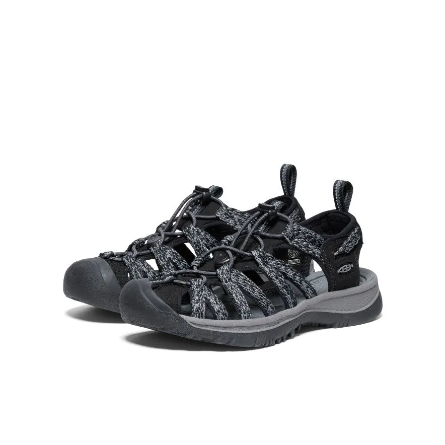 Women's Whisper  |  Black/Steel Grey,Soft Comfortable Sandals