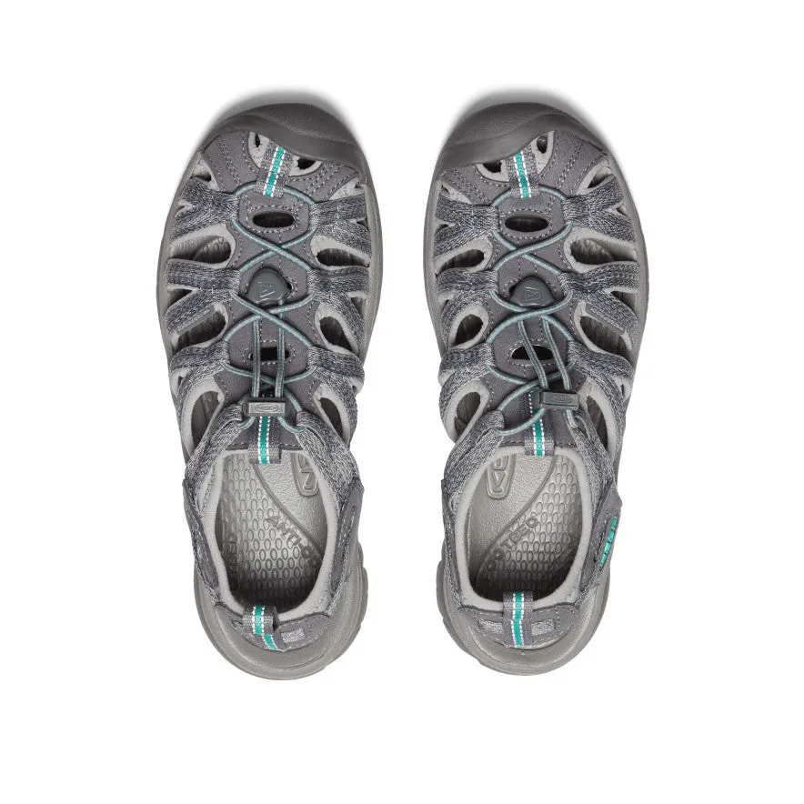 Women's Whisper  |  Medium Grey/Peacock Green,Soft Comfortable Sandals