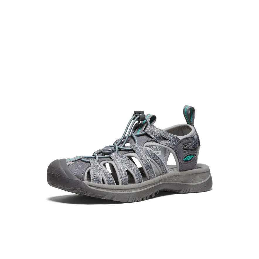 Women's Whisper  |  Medium Grey/Peacock Green,Soft Comfortable Sandals