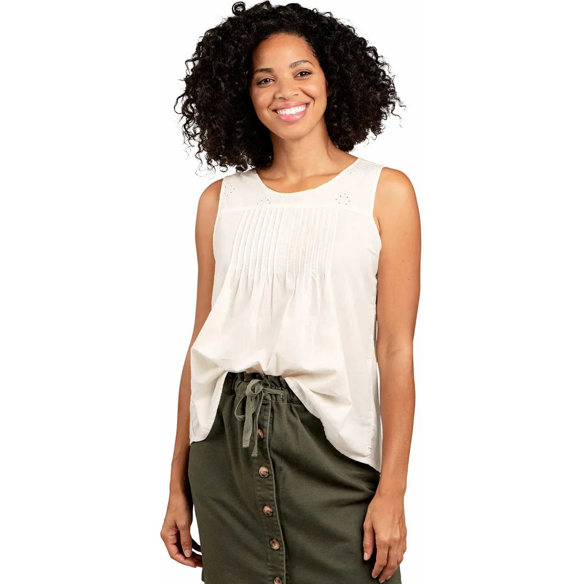 Women's Willet Pintuck Tank,Women Top